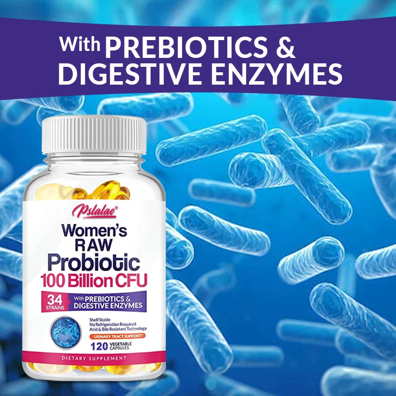 Digestive Enzymes Probiotic & Prebiotic 1200mg - Complete Gut Health Formula