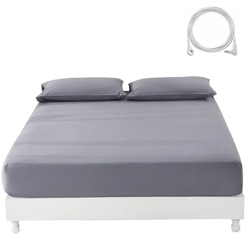 Grounding Earthing Sheet - Premium 90% Organic Cotton & 10% Silver Fiber