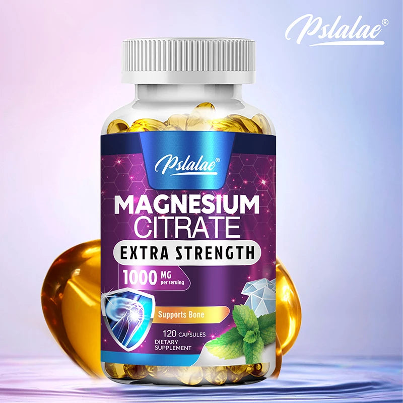 Magnesium Citrate 1000mg - Maximum Absorption for Muscle, Nerve, Bone and Heart Health