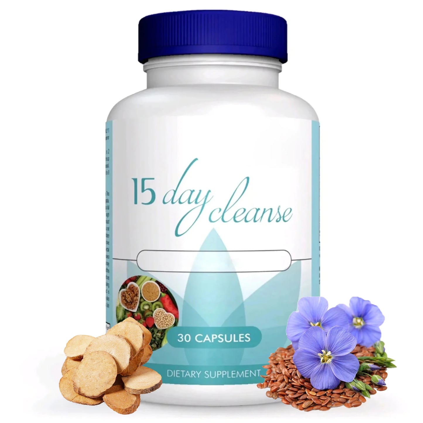 15 Day Colon Cleanse Detox | Weight Loss, Bowel Movement, Constipation Relief and Relaxation - 30 Capsules