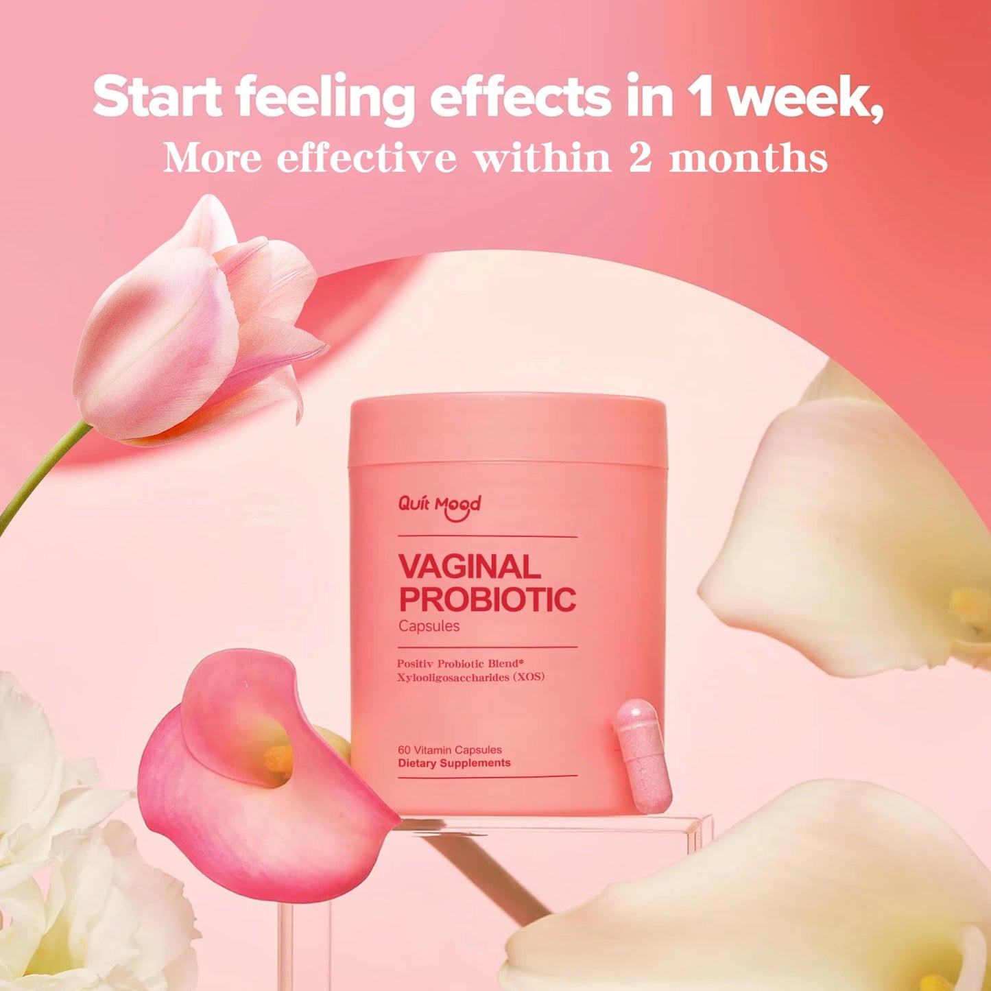 Quit mood Probiotics for Women - PH Balance & Health Supplement