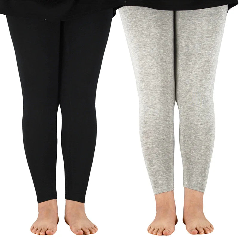 AZUE Casual Women Leggings Workout Bamboo Fiber High Elastic Leggings Ladies Plus Size 7XL Legging Pants Fitness Slim Legging