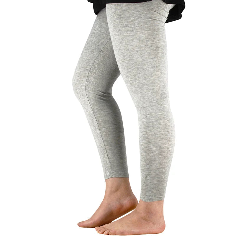AZUE Casual Women Leggings Workout Bamboo Fiber High Elastic Leggings Ladies Plus Size 7XL Legging Pants Fitness Slim Legging