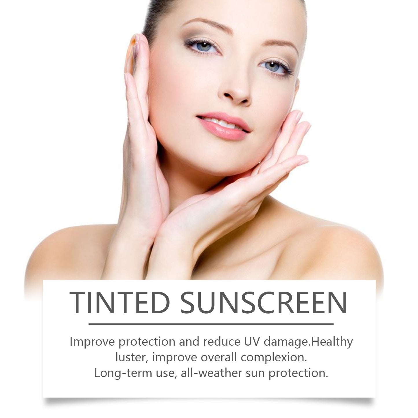 OUHOE Tinted Sunscreen SPF40 - Whitening Sunblock
