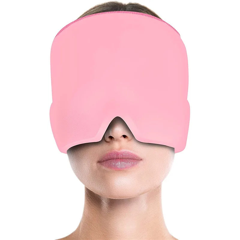 Gel Ice Cap - Hot & Cold Therapy for Face & Eyes - Sleep & Relaxation Tool