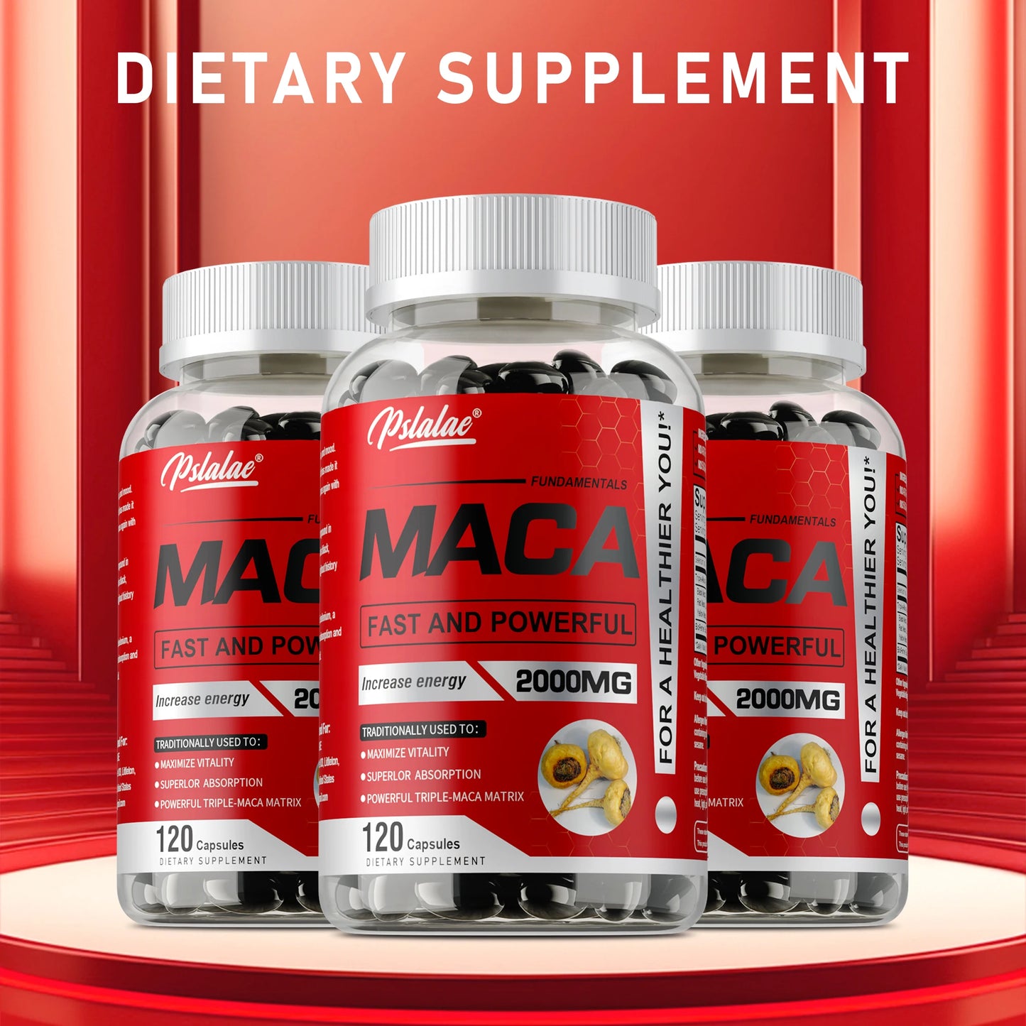 Maca Root - Natural Energy & Vitality Booster | Enhances Male Strength