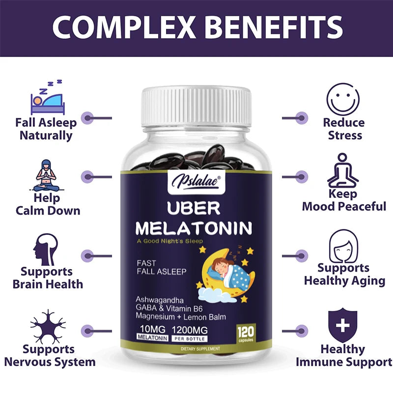 Melatonin Capsules - Natural Sleep Aid