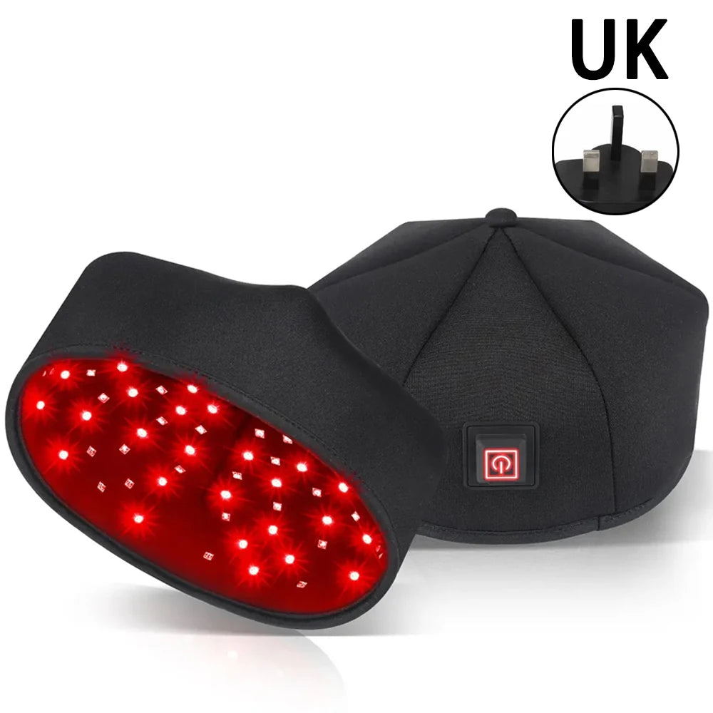 Infrared Red Light Therapy Hair Growth Cap - 660nm + 850nm LED Treatment