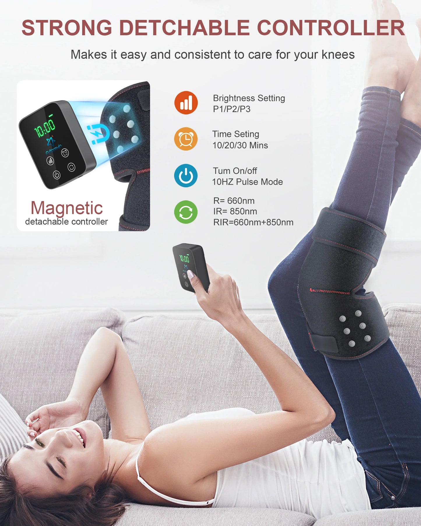 Red Light Therapy for Joints - 660nm + 850nm Pain Relief & Healing Device