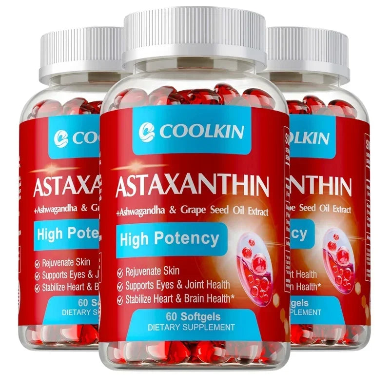 Astaxanthin with Omega-3 - Ultimate Heart Health & Anti-Aging Formula