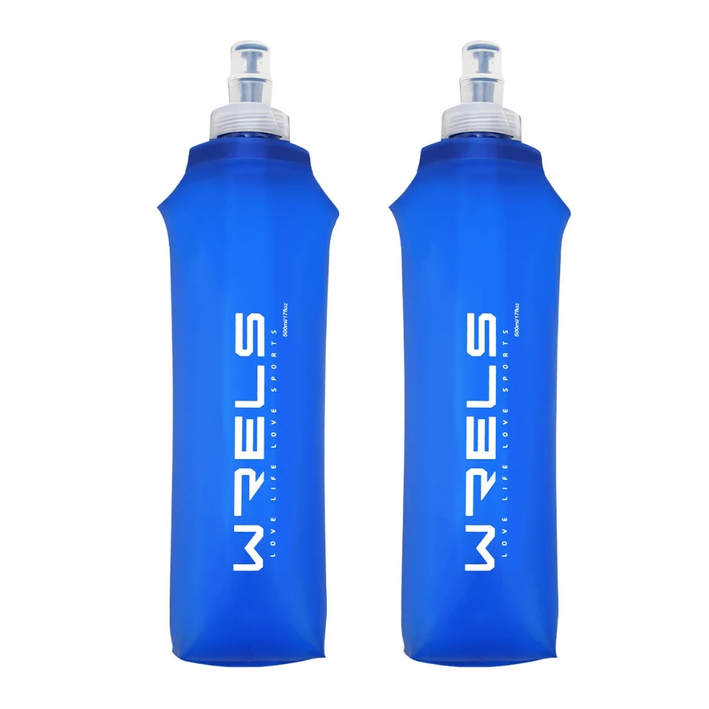 WRELS Folding Water Bottle | BPA-Free | Collapsible | Portable - Hydrate Anywhere