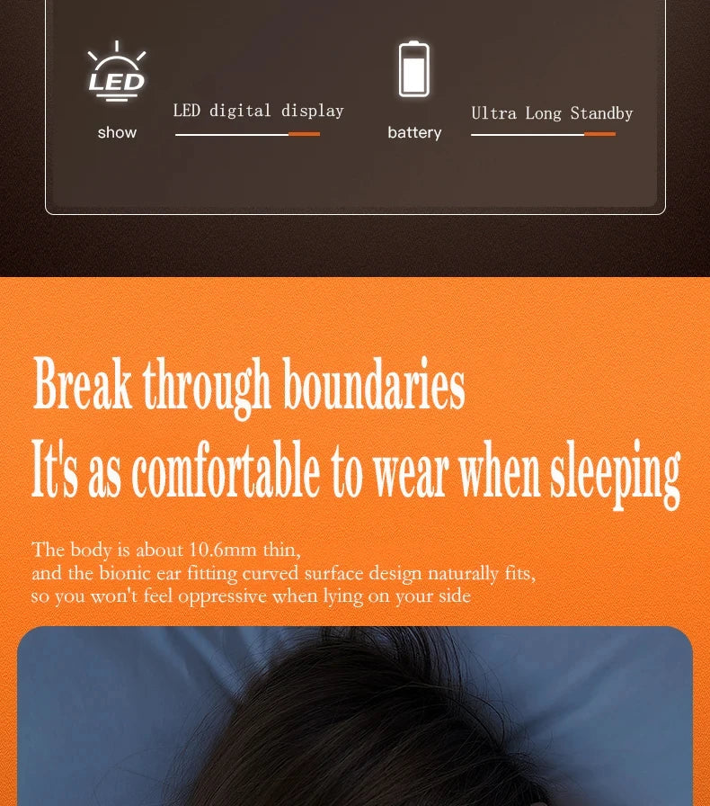 Auriculares Bluetooth para Dormir - Diseño Ergonómico y Sonido de Alta Calidad
