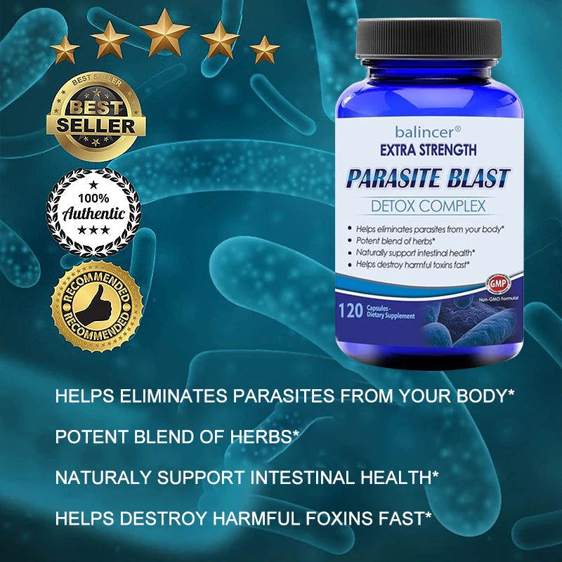 Parasite Blast Detox Complex - Advanced Gut Cleansing & Immune Support