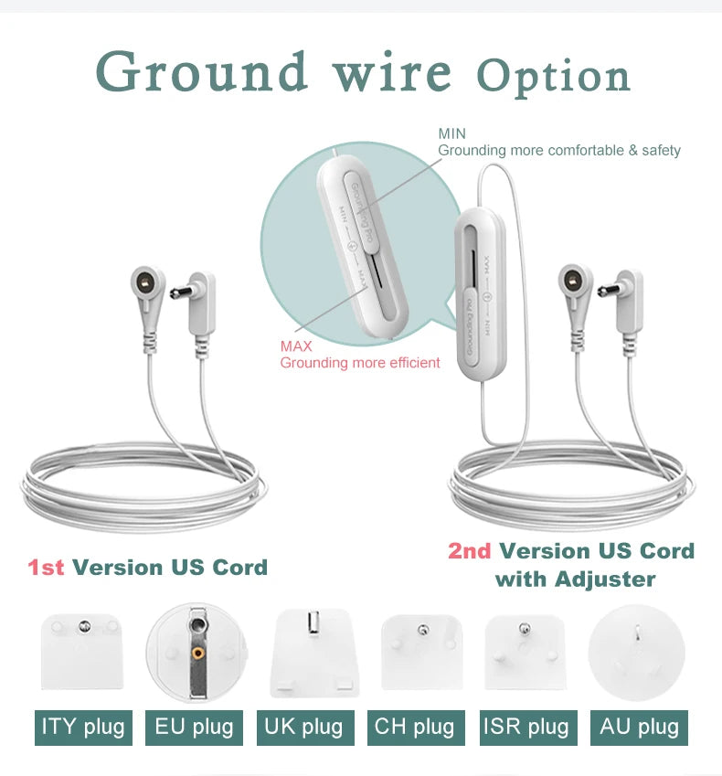 Grounding Earthing Sheet - Premium 90% Organic Cotton & 10% Silver Fiber