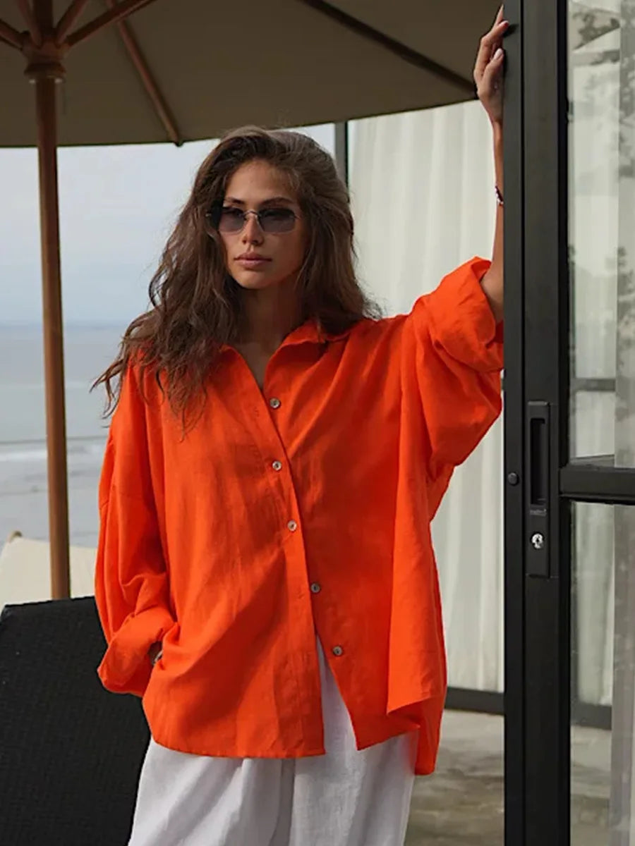 Comfortable Women's Cotton Casual Shirt