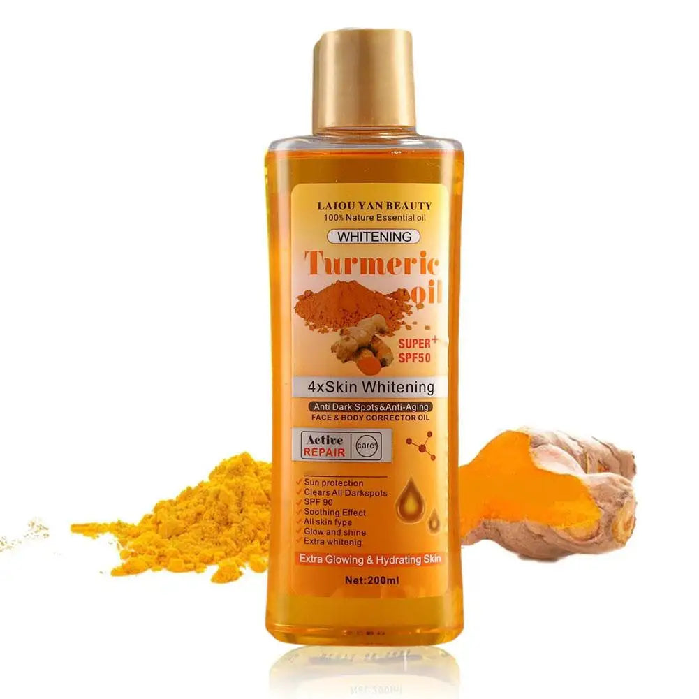 Turmeric Essential Oil Facial - Body Moisturizer & Aromatherapy Oil