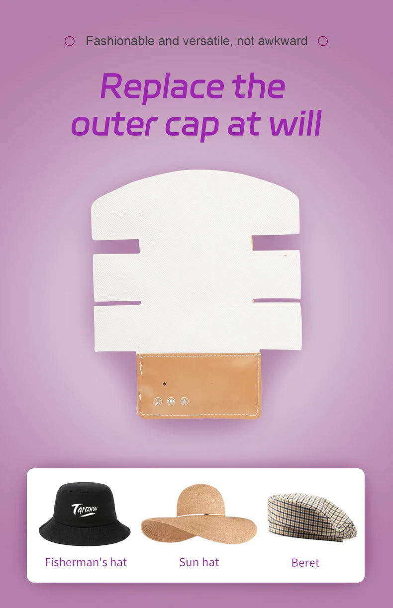 Red Light Therapy Hair Growth Cap - 660nm LED Scalp Treatment Device