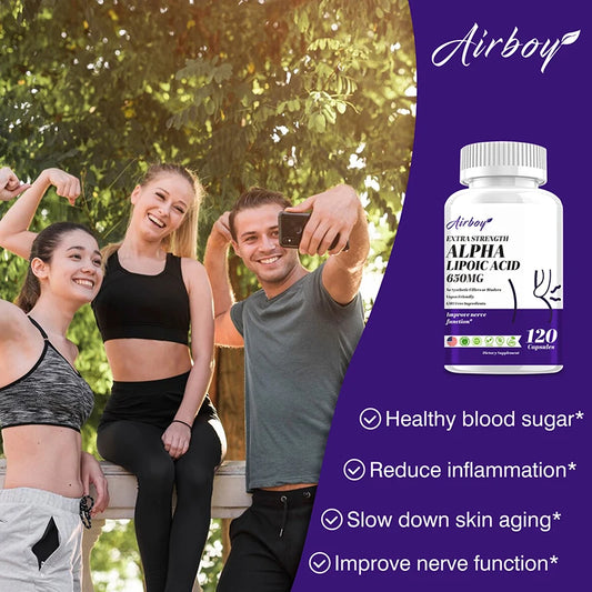 Alpha Lipoic Acid 600mg - Universal Antioxidant for Brain & Metabolic Health