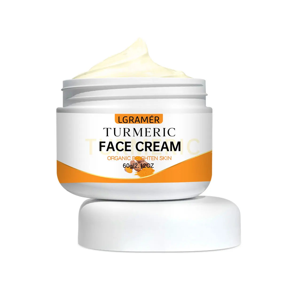 Turmeric Whitening Face Cream - Anti-Aging Wrinkle Remover & Brightening Moisturizer