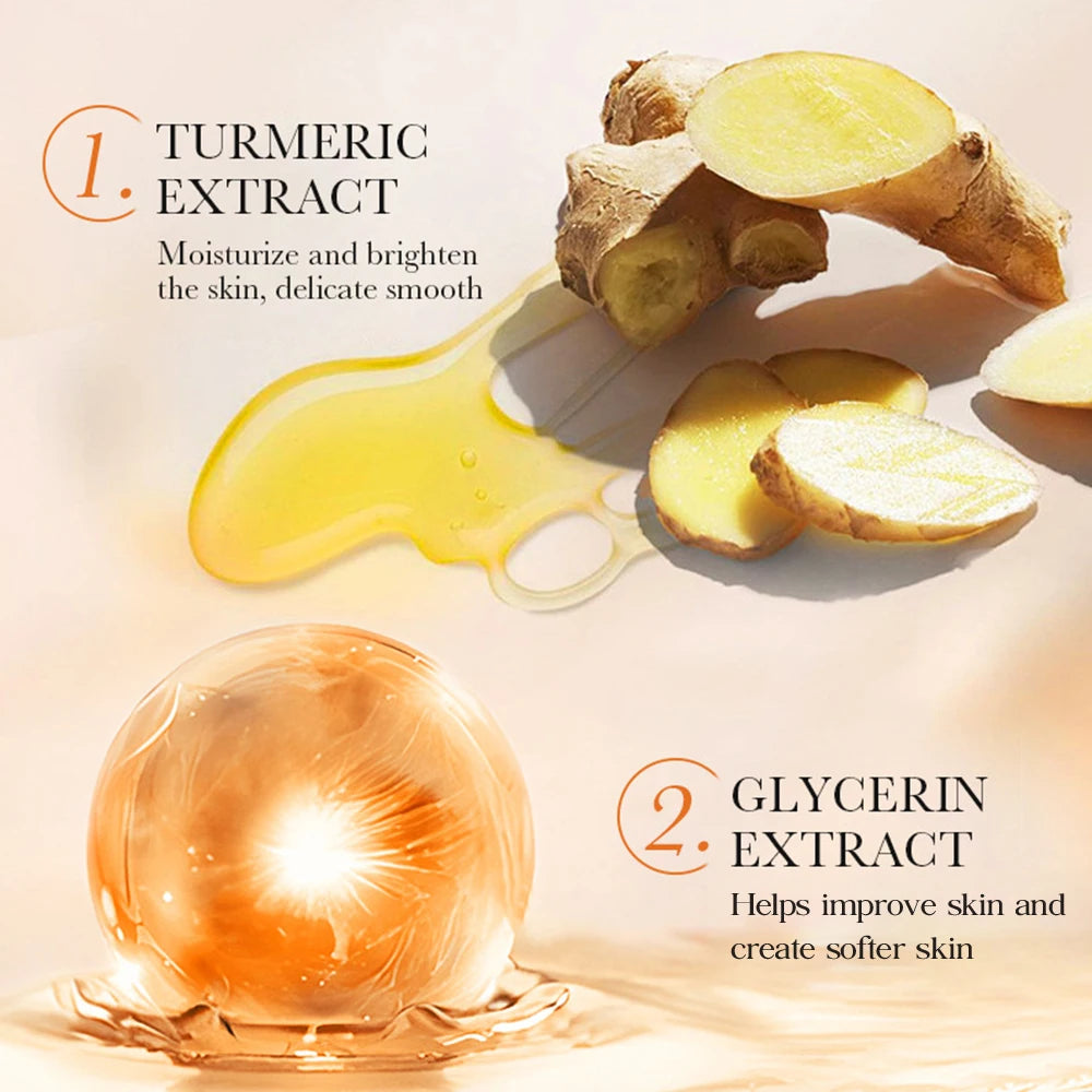 Turmeric Whitening Face Cream - Anti-Aging Wrinkle Remover & Brightening Moisturizer