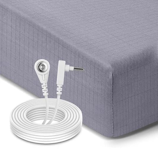 Grounding Earthing Sheet - Premium 90% Organic Cotton & 10% Silver Fiber