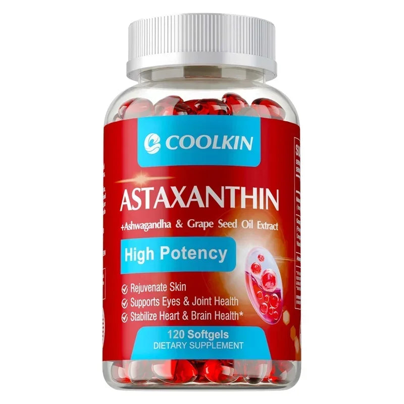 Astaxanthin with Omega-3 - Ultimate Heart Health & Anti-Aging Formula