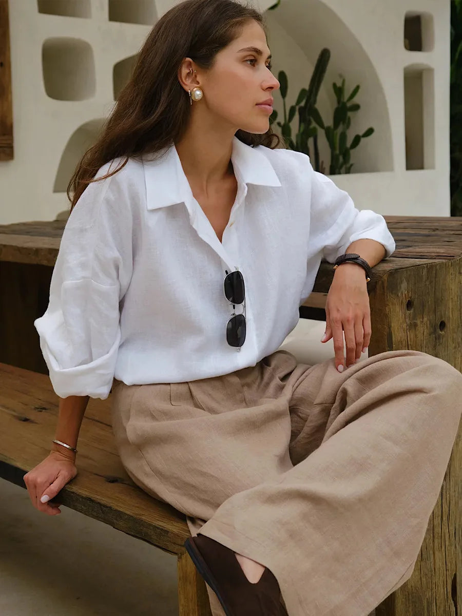 Comfortable Women's Cotton Casual Shirt