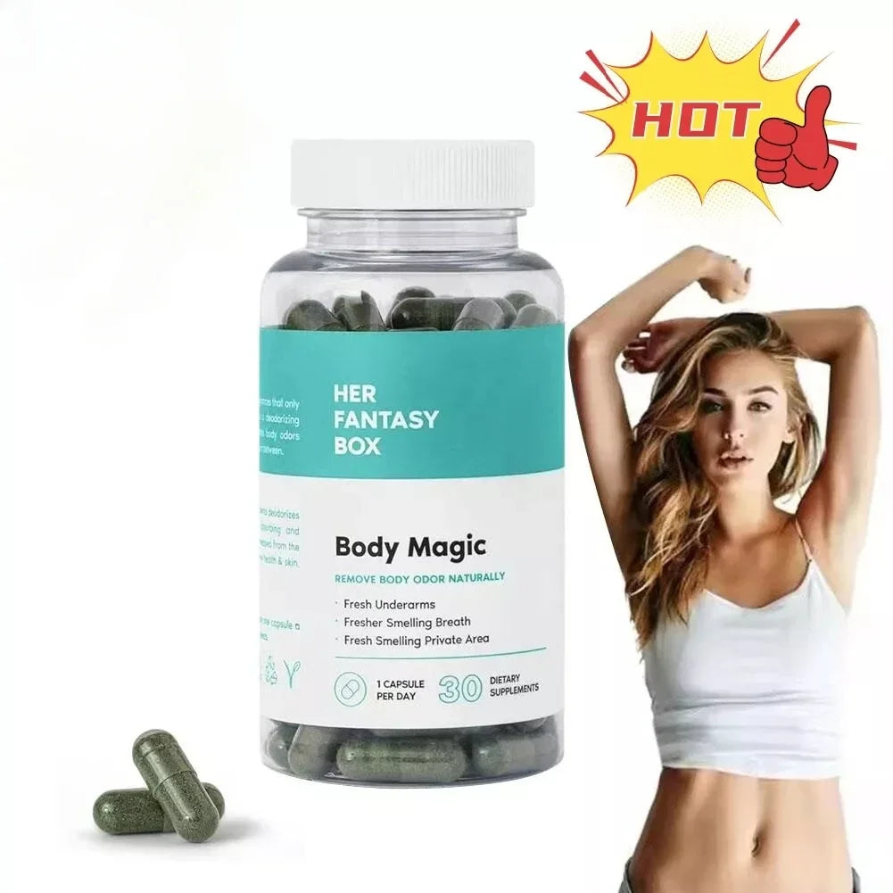 Chlorophyll Capsules - 30 Veggie Caps for Detox, Clear Skin & Natural Energy