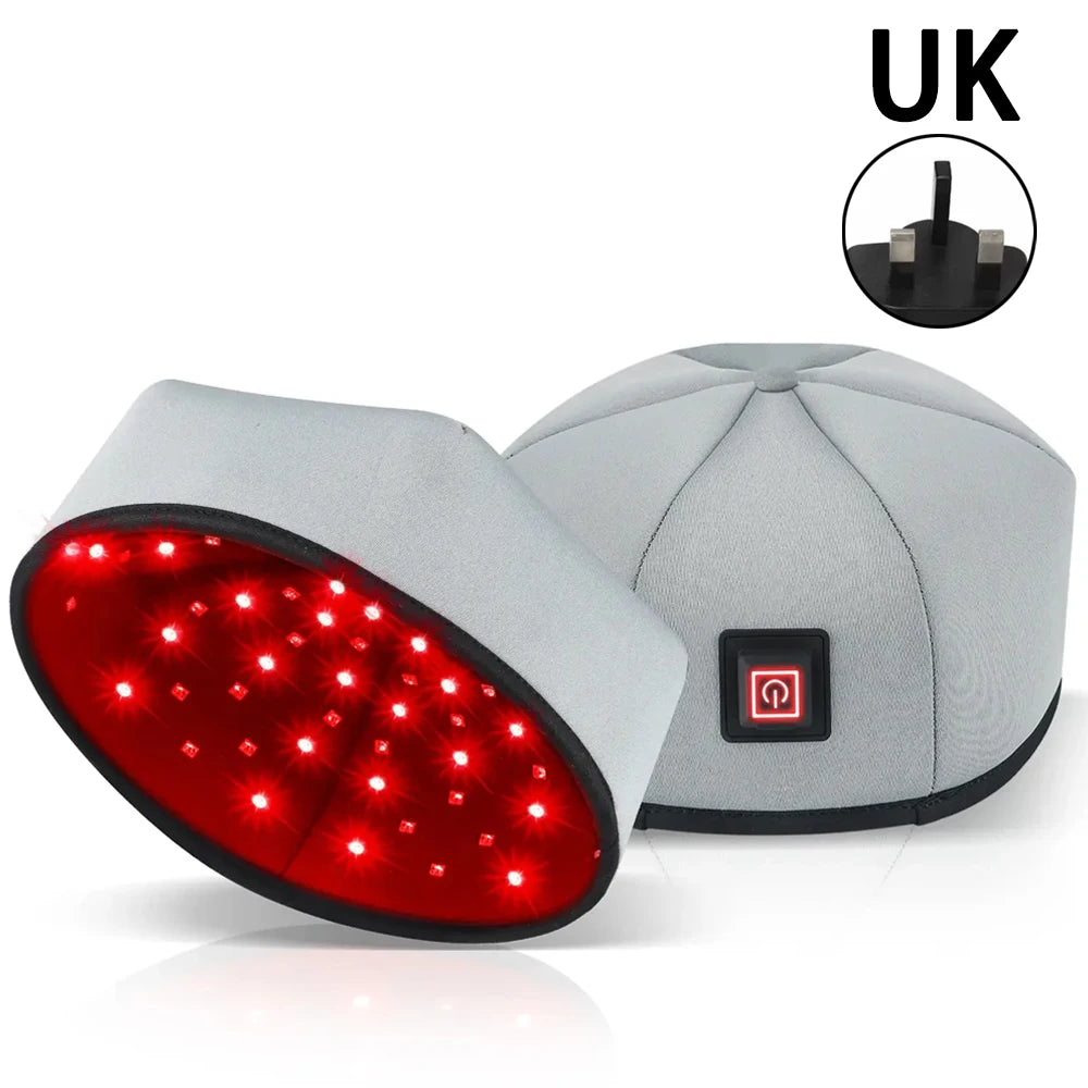 Infrared Red Light Therapy Hair Growth Cap - 660nm + 850nm LED Treatment