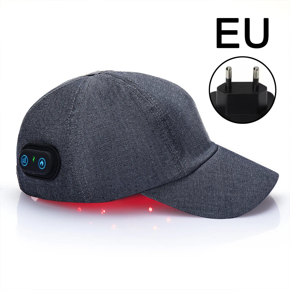 Infrared Red Light Therapy Hair Growth Cap - 660nm + 850nm LED Treatment