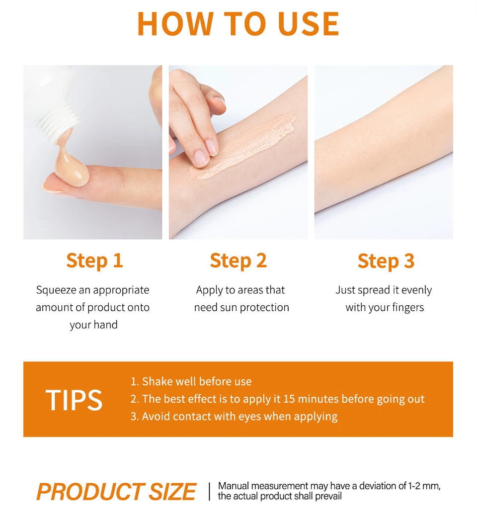 Vitamin C Tinted Sunscreen With SPF 40 - Hydrating Mineral Sunscreen With Zinc Oxide & Titanium