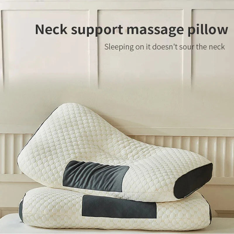 Neck Pillow Cervical Orthopedic - Medical-Grade Memory Foam Support
