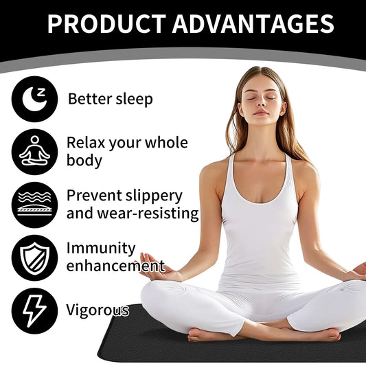 Grounding Mat for Sleep & Pain Relief - 90x60cm Earth Connection Therapy