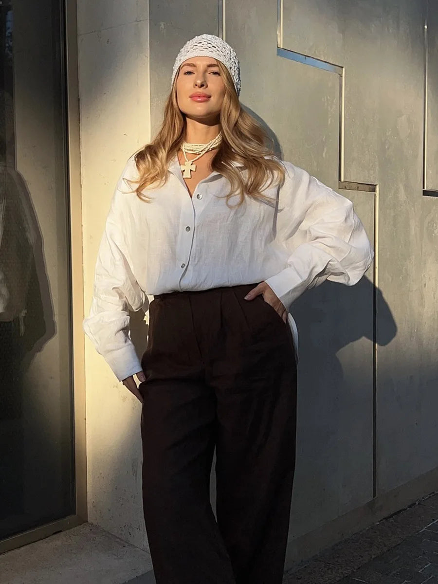 Comfortable Women's Cotton Casual Shirt