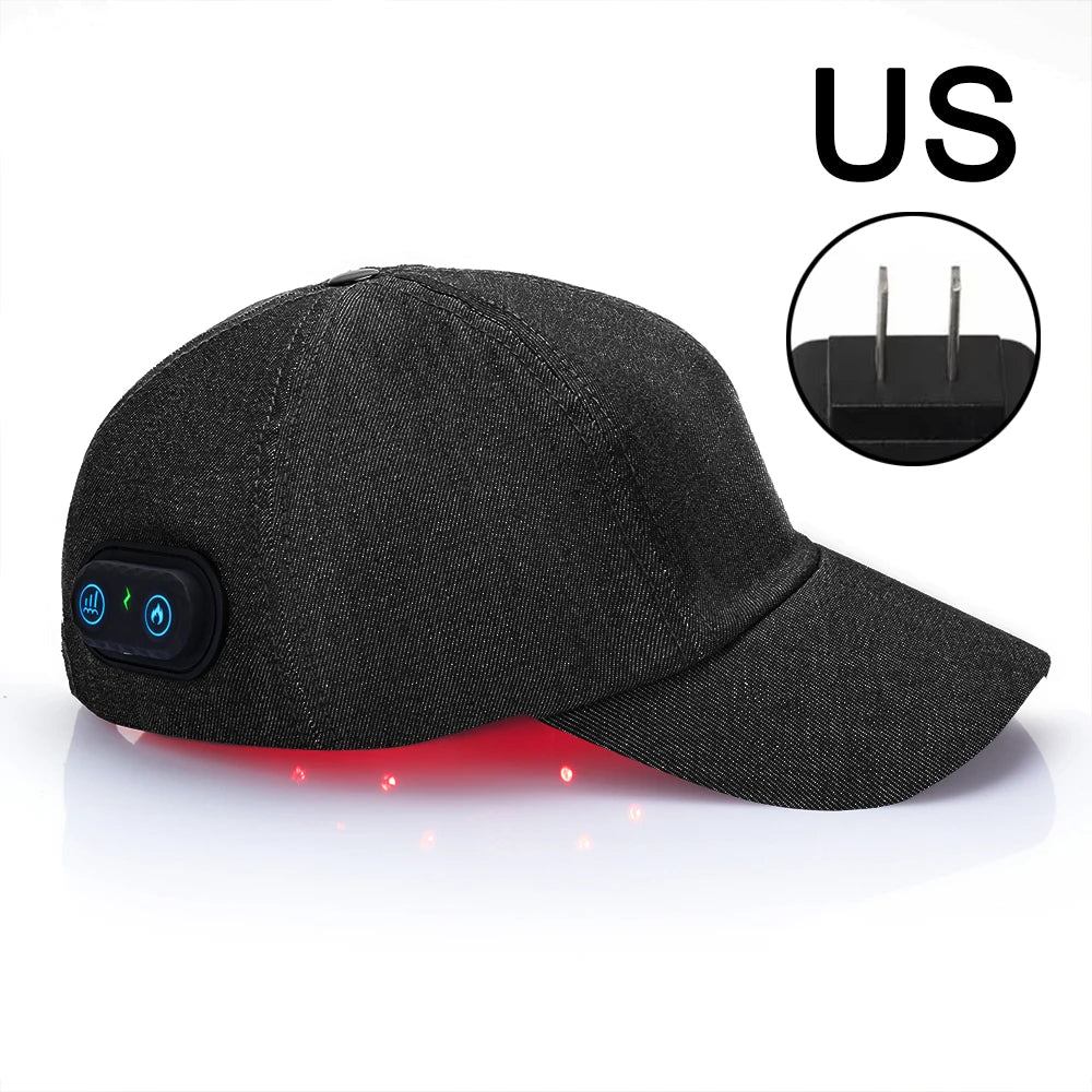Infrared Red Light Therapy Hair Growth Cap - 660nm + 850nm LED Treatment