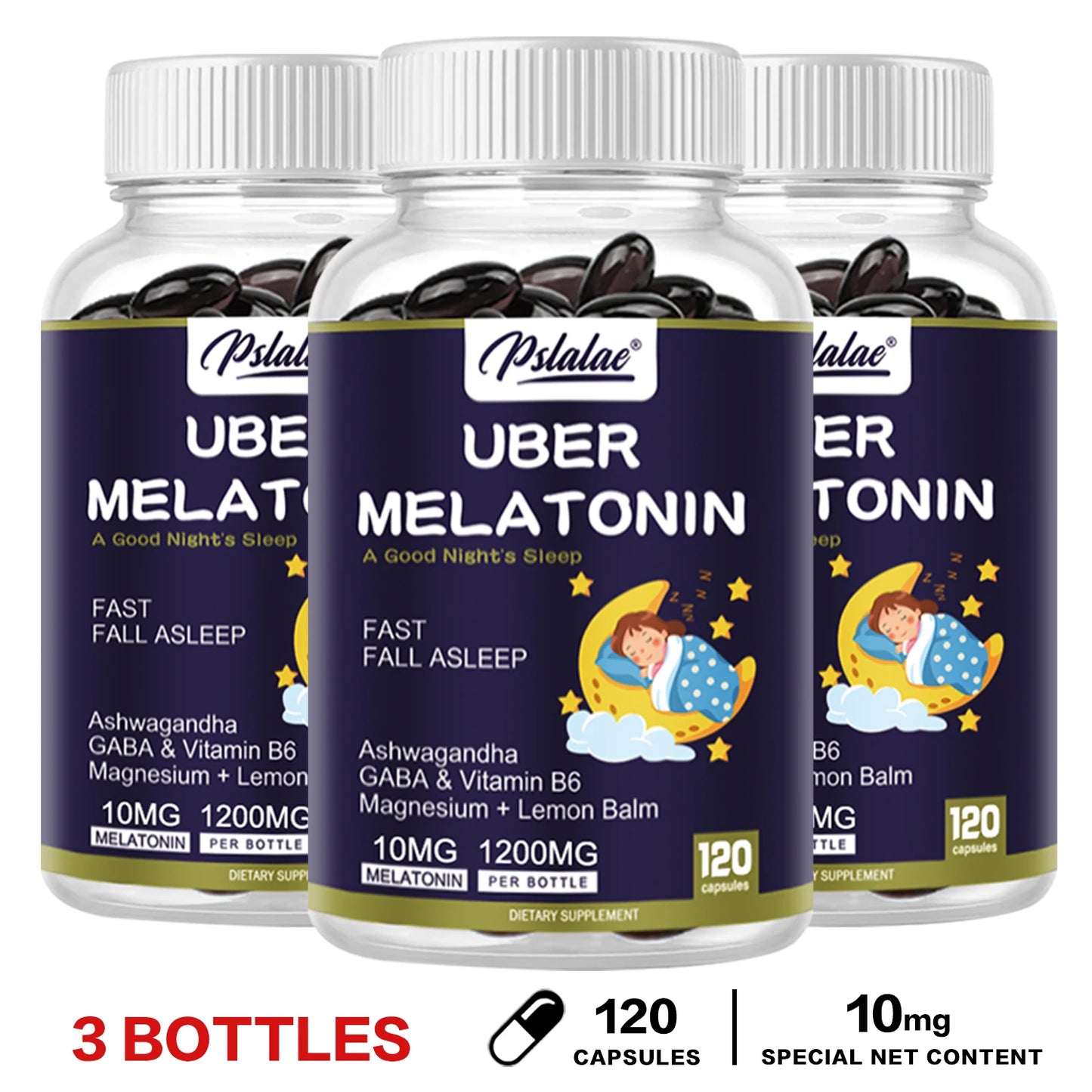 Melatonin Capsules - Natural Sleep Aid