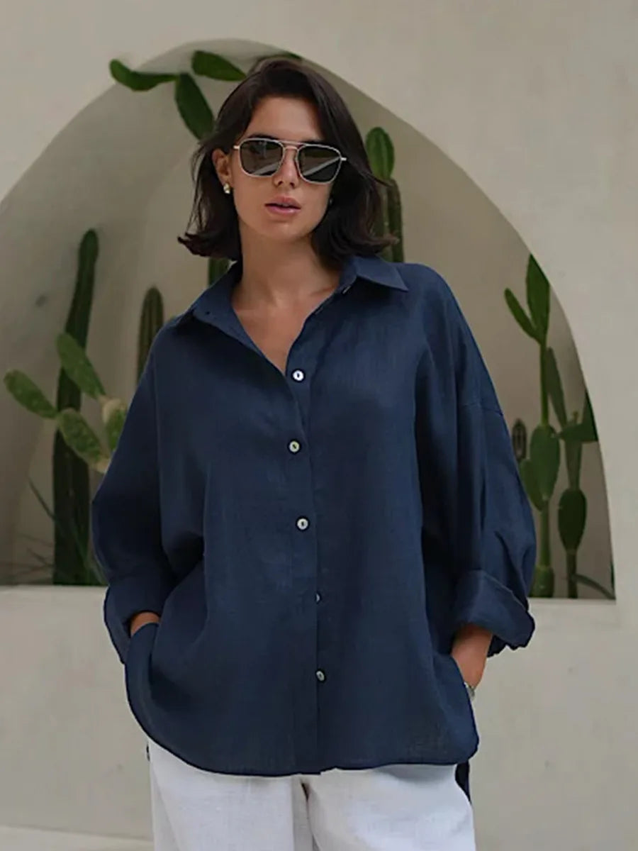 Comfortable Women's Cotton Casual Shirt