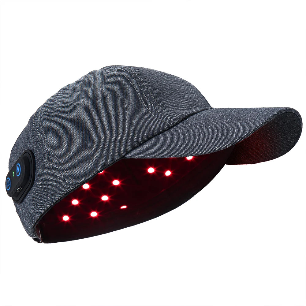 Infrared Red Light Therapy Hair Growth Cap - 660nm + 850nm LED Treatment