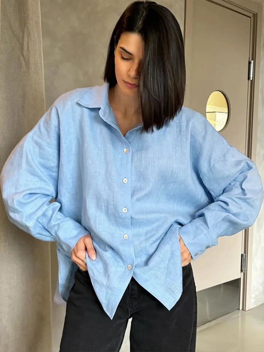 Comfortable Women's Cotton Casual Shirt