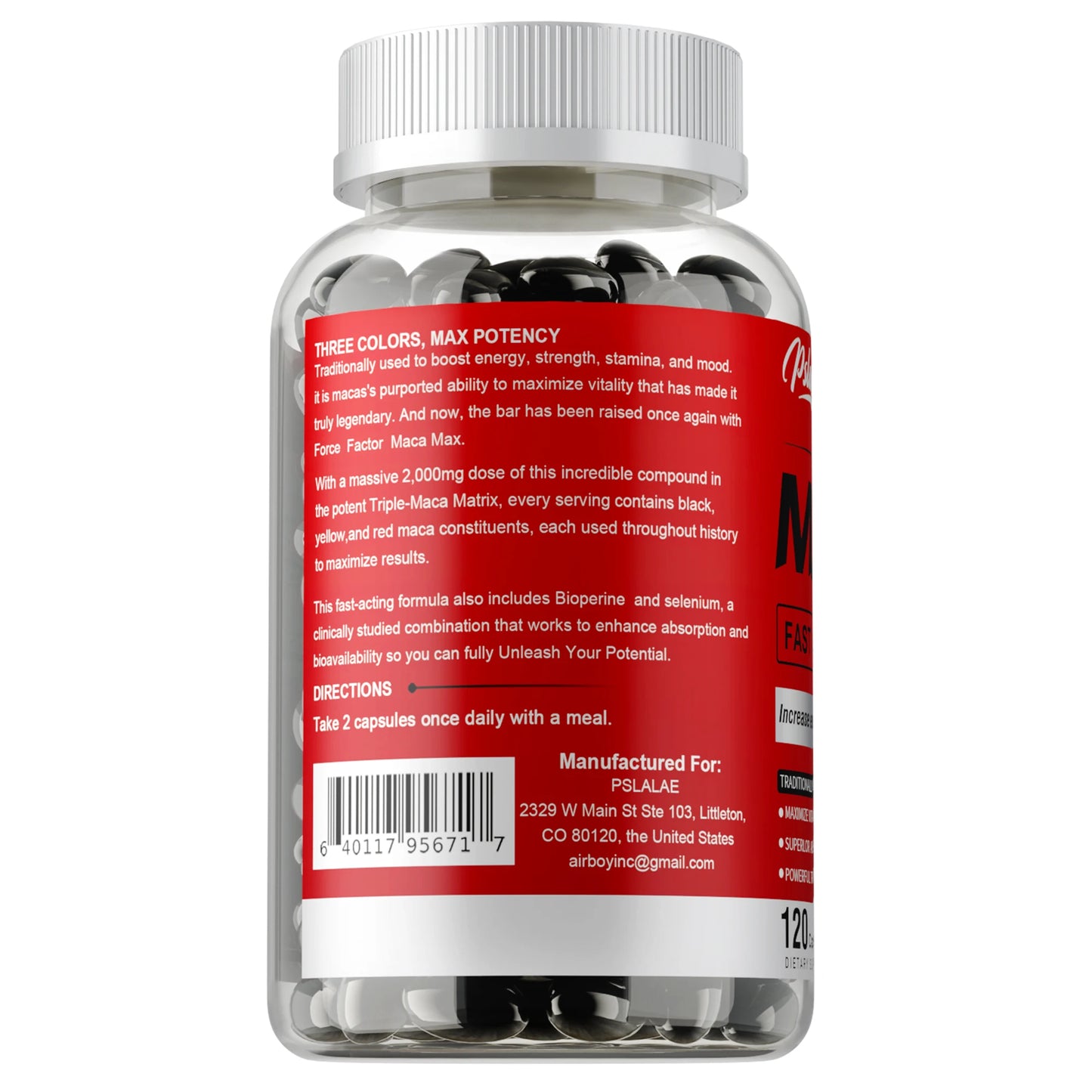 Maca Root - Natural Energy & Vitality Booster | Enhances Male Strength