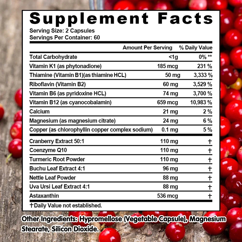 Kidney Cleanse Supplement - Natural Support for Kidney and Urinary Tract Health