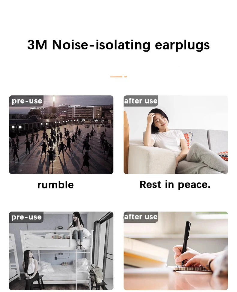 3M Sleep Earplugs - Ultra Noise Protection - 10 pairs