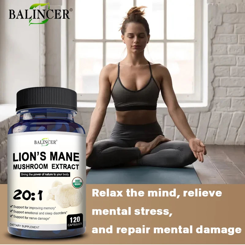 Lion's Mane 680mg - Premium Brain Booster & Cognitive Enhancement