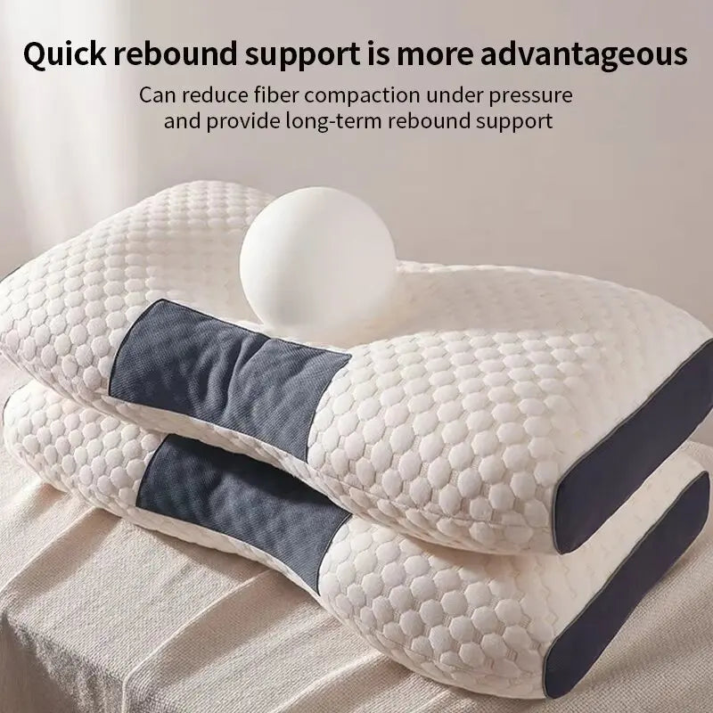 Neck Pillow Cervical Orthopedic - Medical-Grade Memory Foam Support