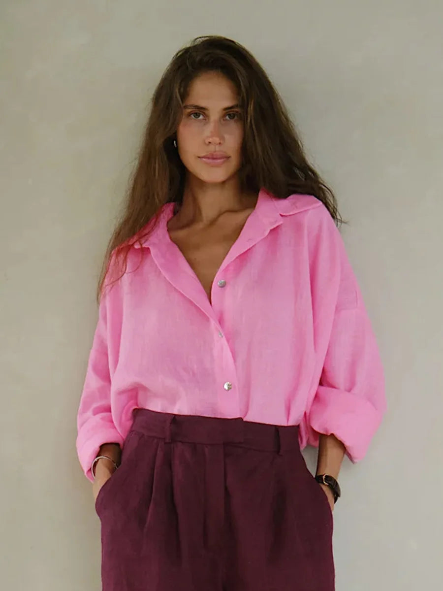 Comfortable Women's Cotton Casual Shirt
