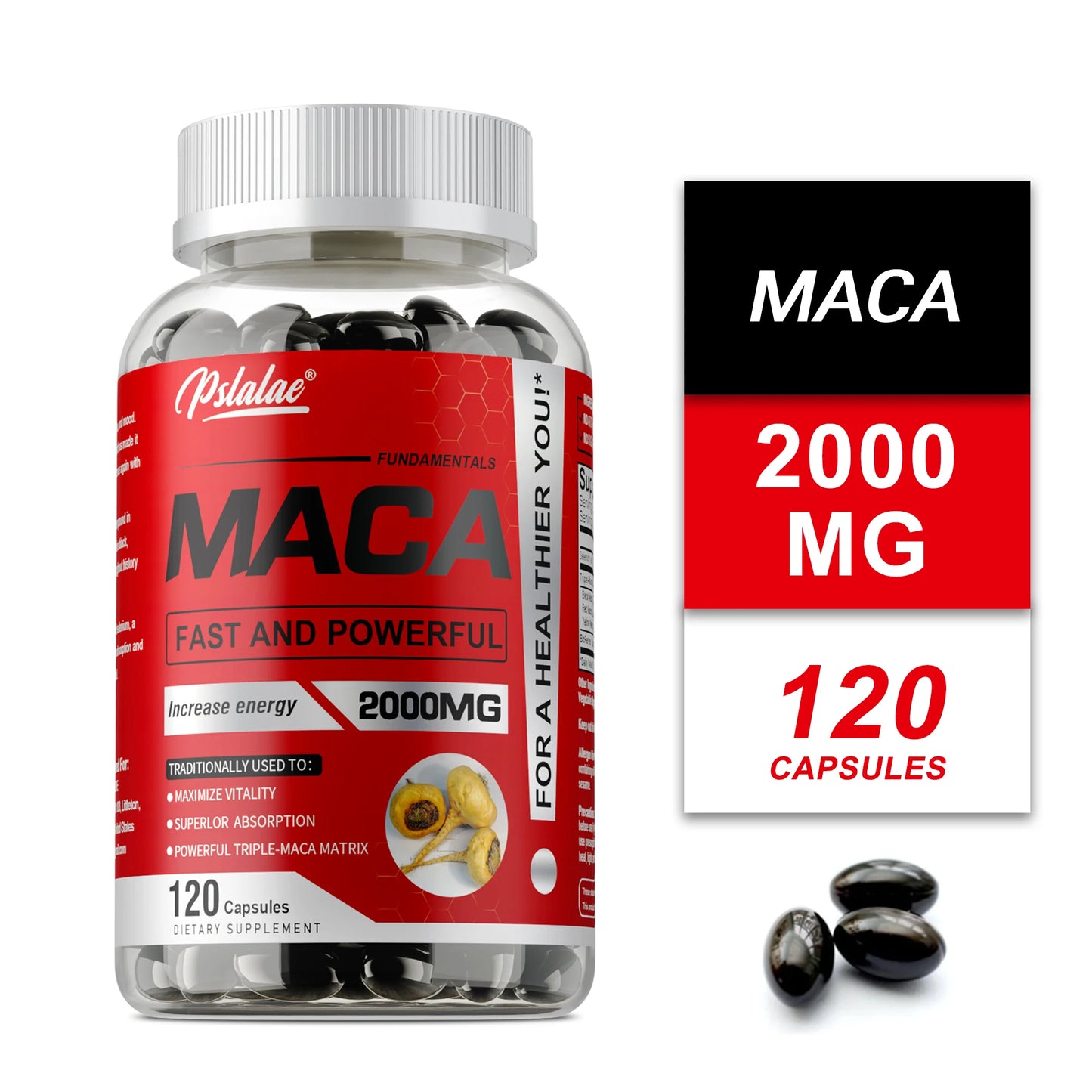 Maca Root - Natural Energy & Vitality Booster | Enhances Male Strength