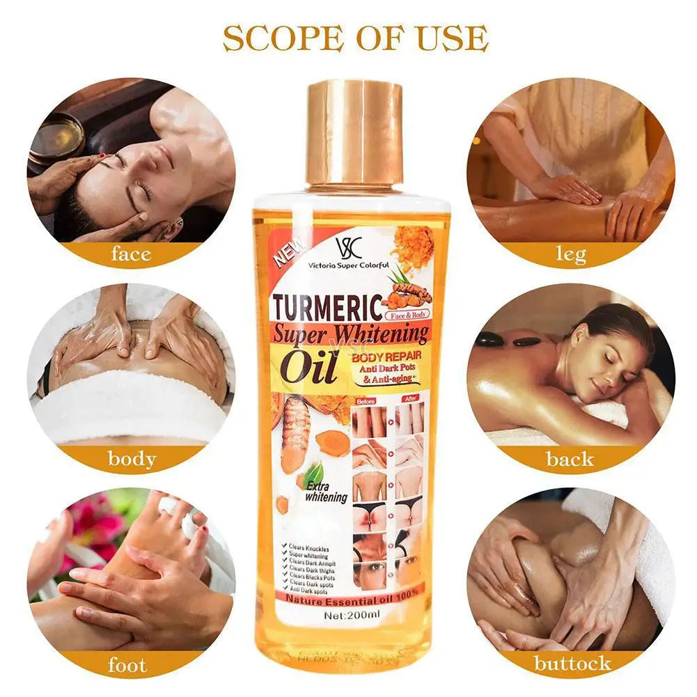 Turmeric Essential Oil Facial - Body Moisturizer & Aromatherapy Oil