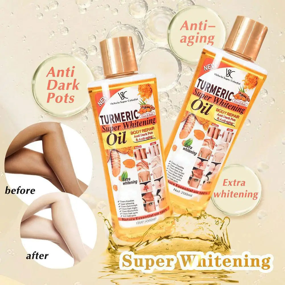 Turmeric Essential Oil Facial - Body Moisturizer & Aromatherapy Oil