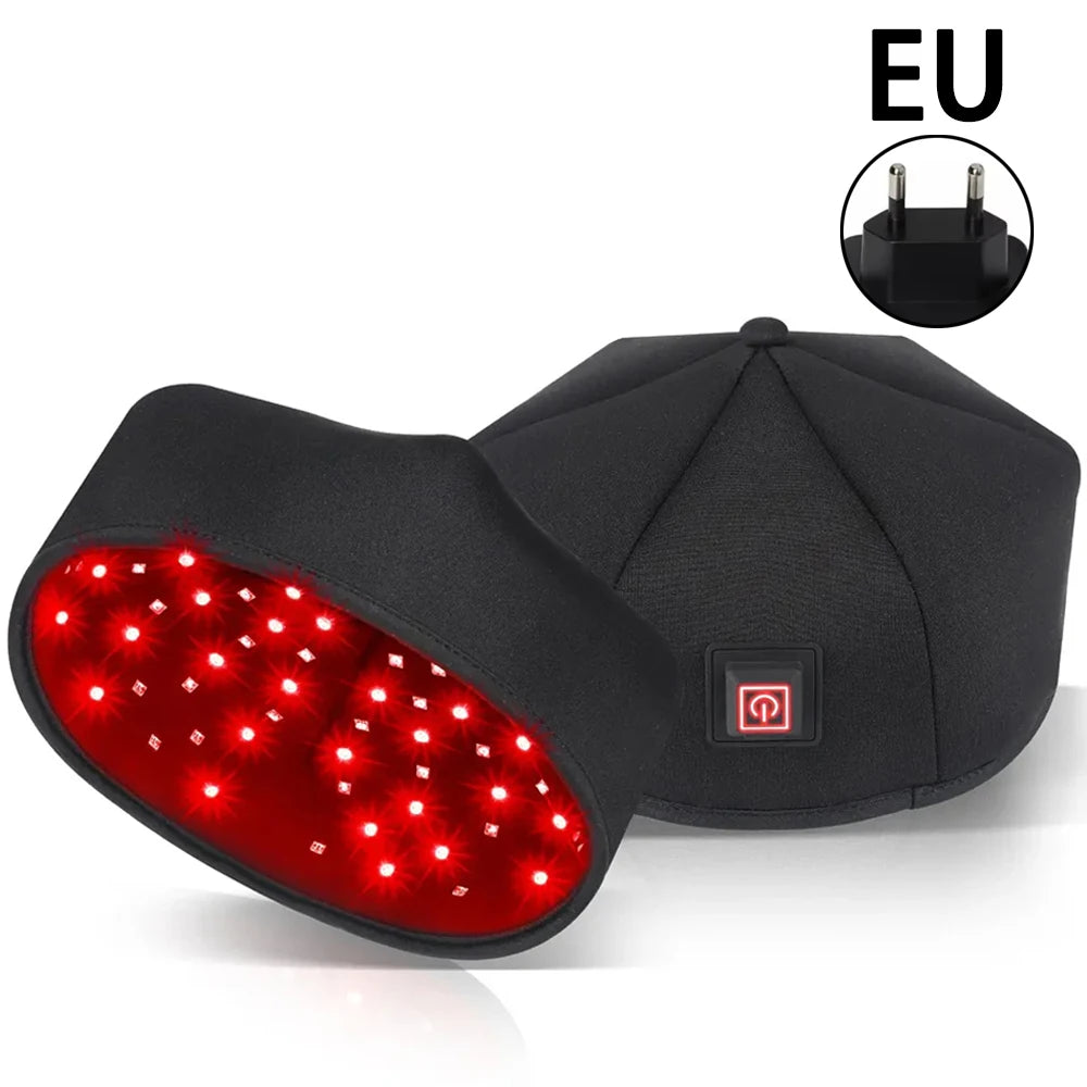 Infrared Red Light Therapy Hair Growth Cap - 660nm + 850nm LED Treatment