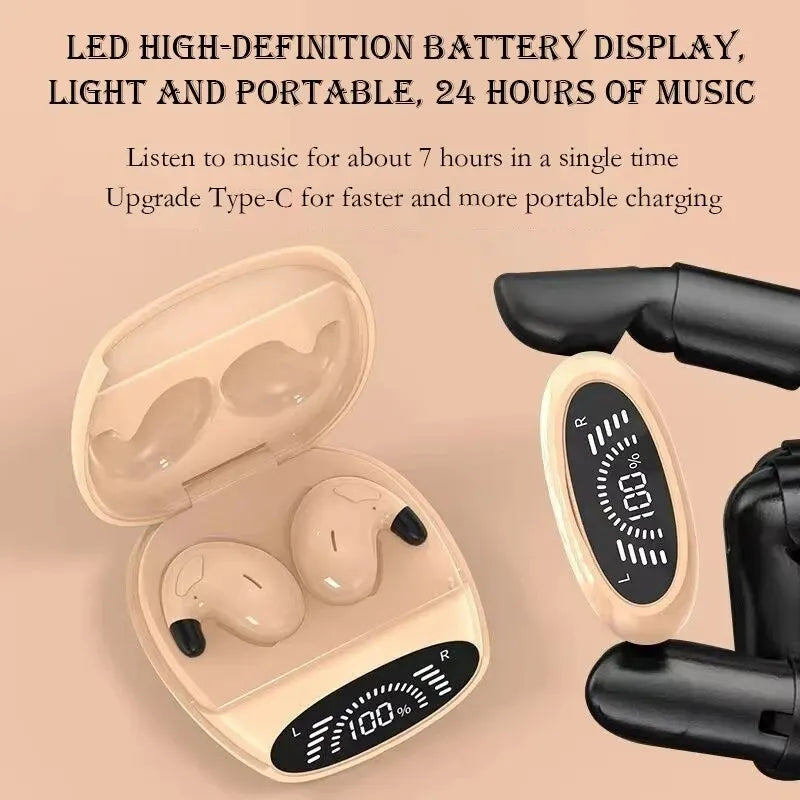 Auriculares Bluetooth para Dormir - Diseño Ergonómico y Sonido de Alta Calidad